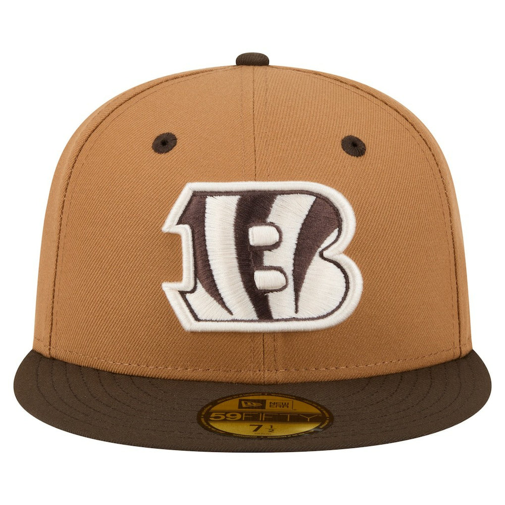 Cincinnati Bengals Two-Tone Walnut 59FIFTY Fitted Hat | NFL On sale