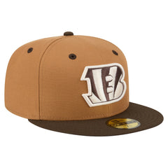 Cincinnati Bengals Two-Tone Walnut 59FIFTY Fitted Hat | NFL On sale