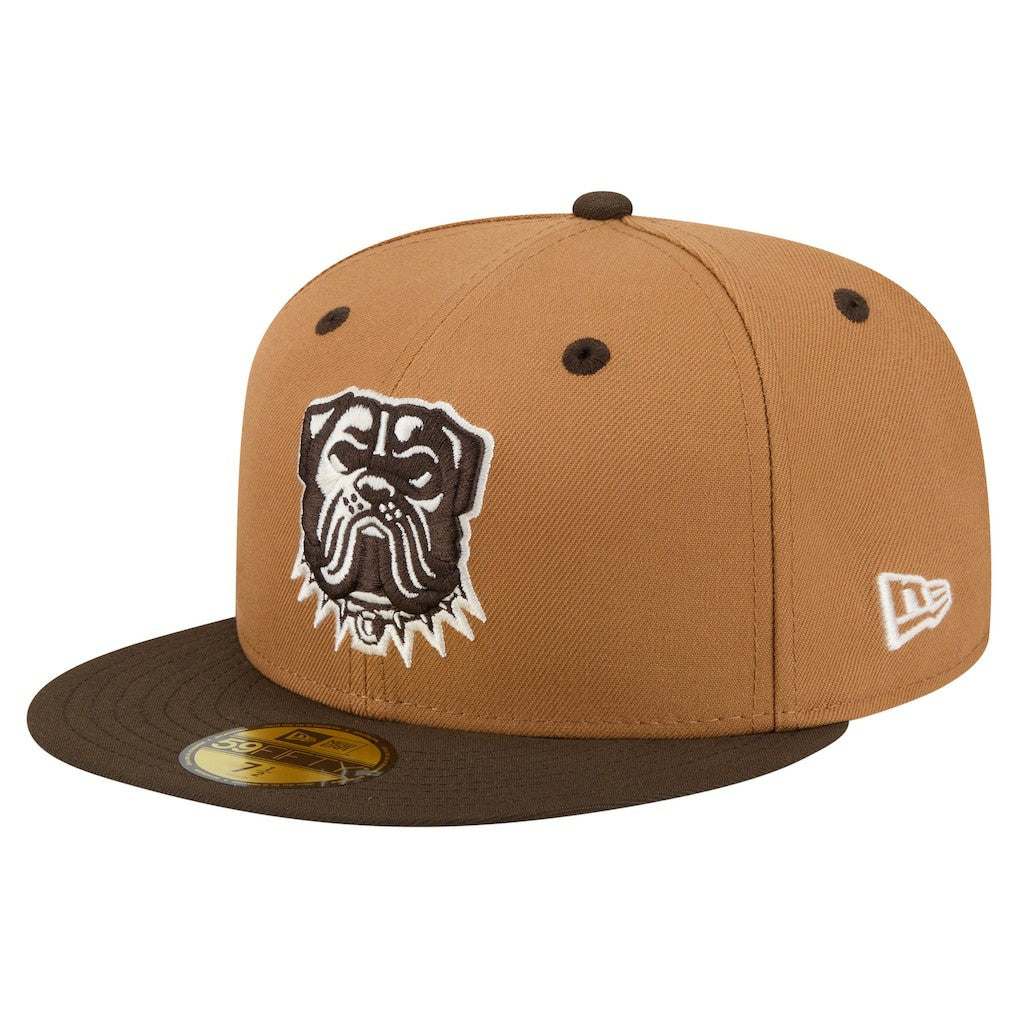 Cleveland Browns Two-Tone Walnut 59FIFTY Fitted Hat | NFL Hot