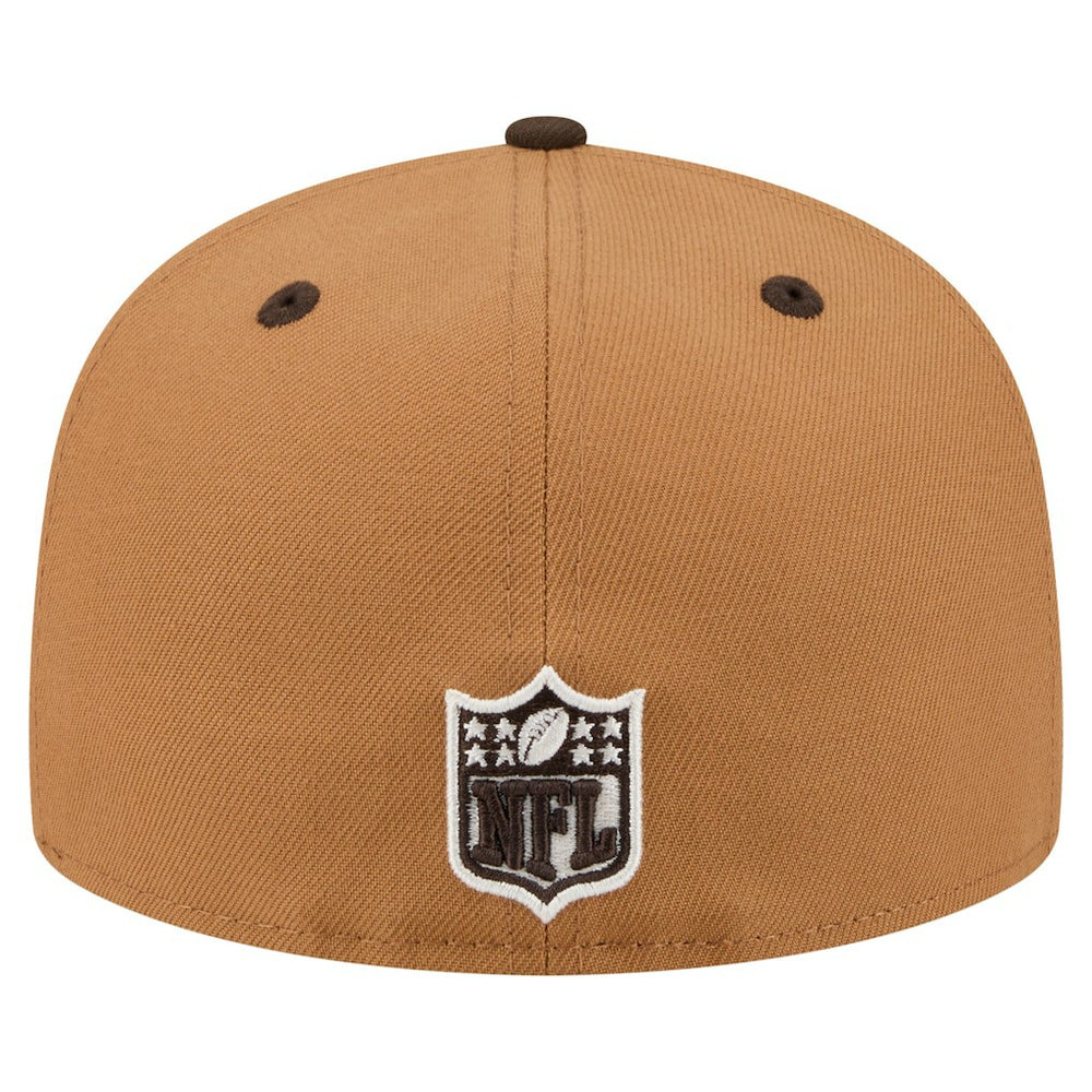 Cleveland Browns Two-Tone Walnut 59FIFTY Fitted Hat | NFL Hot