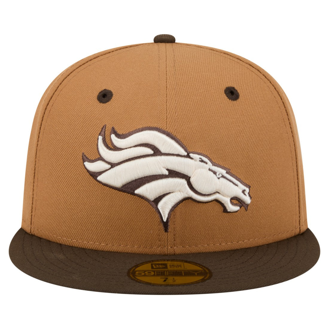 Denver Broncos Two-Tone Walnut 59FIFTY Fitted Hat | NFL New