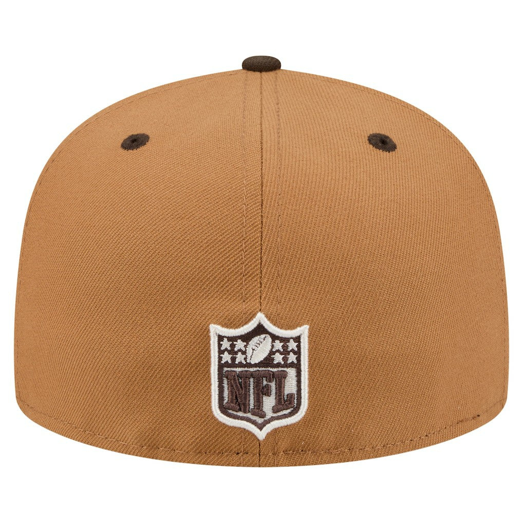 Detroit Lions Two-Tone Walnut 59FIFTY Fitted Hat | NFL Hot