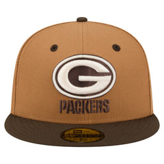 Green Bay Packers Two-Tone Walnut 59FIFTY Fitted Hat | NFL Online