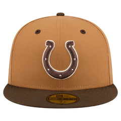 Indianapolis Colts Two-Tone Walnut 59FIFTY Fitted Hat | NFL Outlet