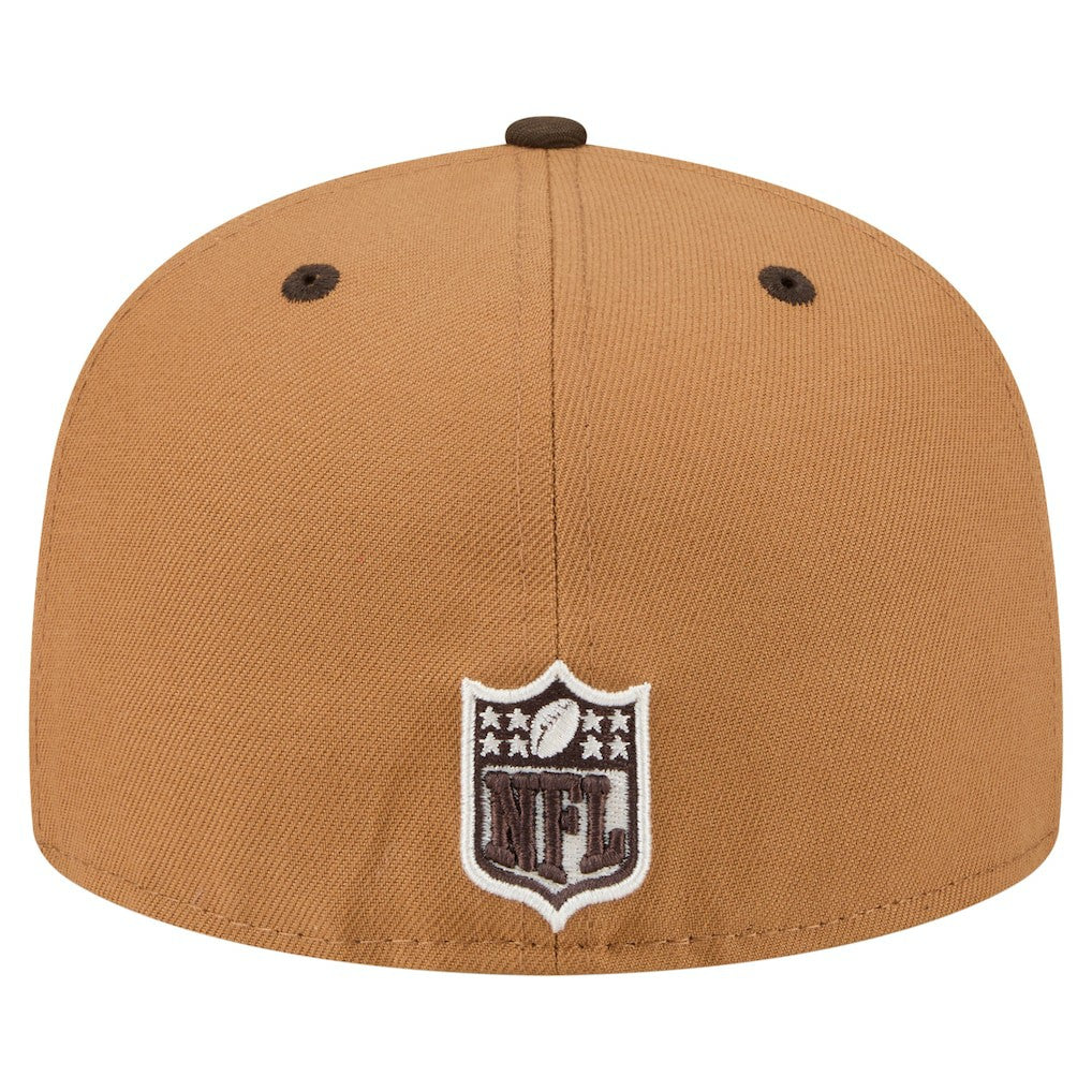 Kansas City Chiefs Two-Tone Walnut 59FIFTY Fitted Hat | NFL Sale