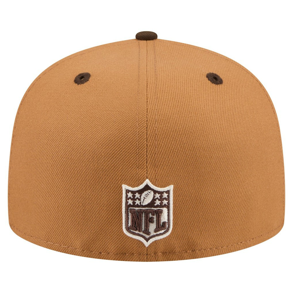 Miami Dolphins Two-Tone Walnut 59FIFTY Fitted Hat | NFL Outlet