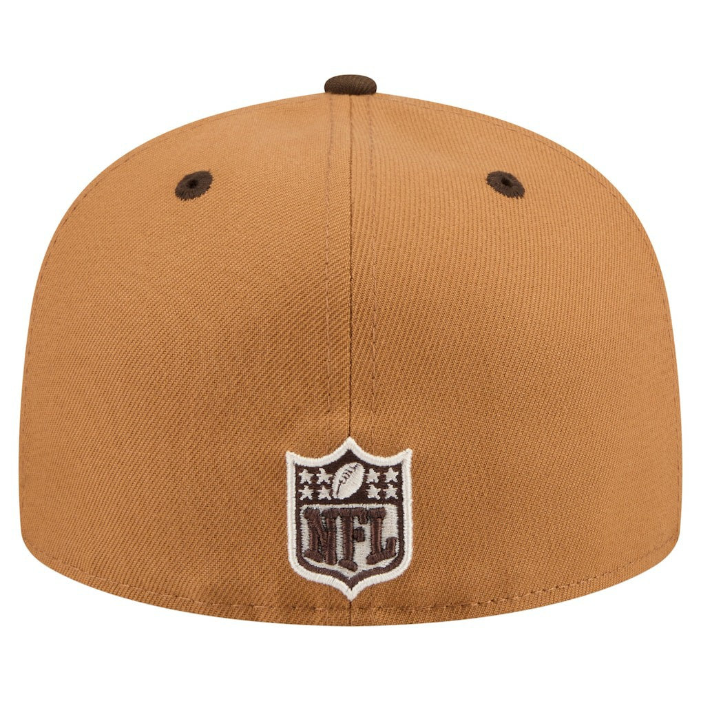 Minnesota Vikings Two-Tone Walnut 59FIFTY Fitted Hat | NFL Hot