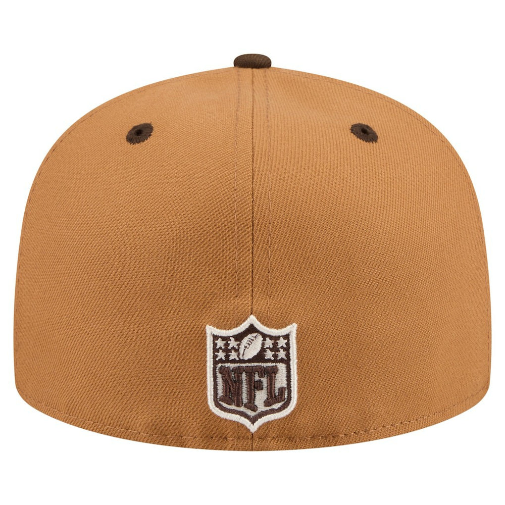 Minnesota Vikings Two-Tone Walnut 59FIFTY Fitted Hat | NFL Hot