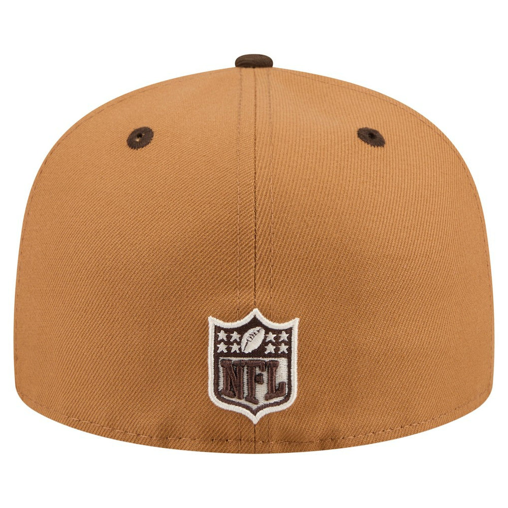 New England Patriots Two-Tone Walnut 59FIFTY Fitted Hat | NFL Outlet
