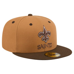 New Orleans Saints Two-Tone Walnut 59FIFTY Fitted Hat | NFL Near me