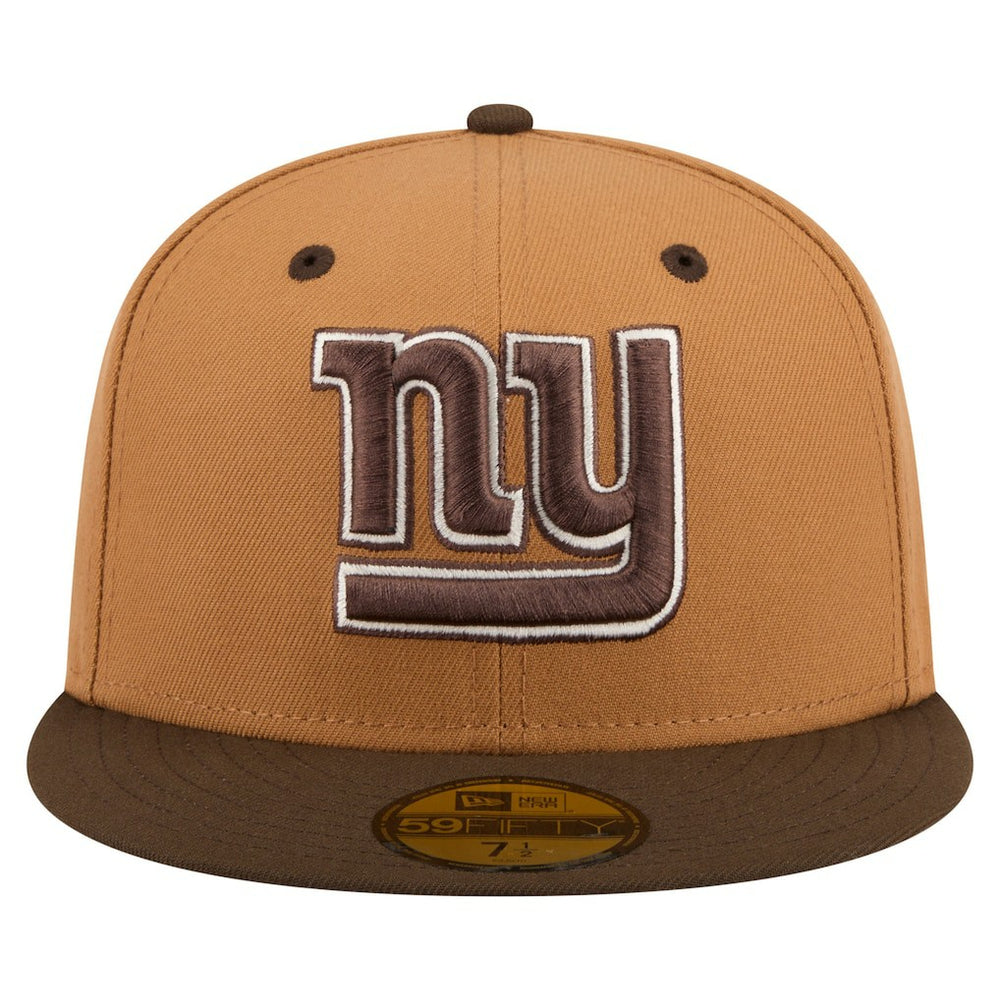 New York Giants Two-Tone Walnut 59FIFTY Fitted Hat | NFL Discount