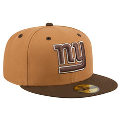 New York Giants Two-Tone Walnut 59FIFTY Fitted Hat | NFL Discount