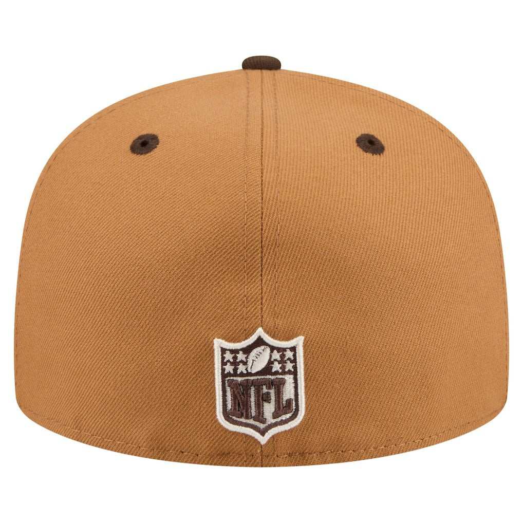 New York Giants Two-Tone Walnut 59FIFTY Fitted Hat | NFL Discount