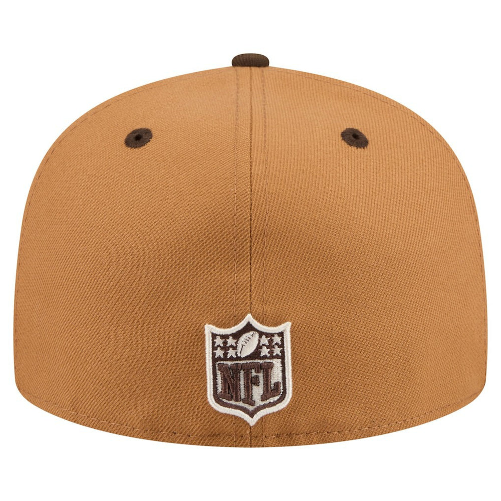 New York Giants Two-Tone Walnut 59FIFTY Fitted Hat | NFL Discount
