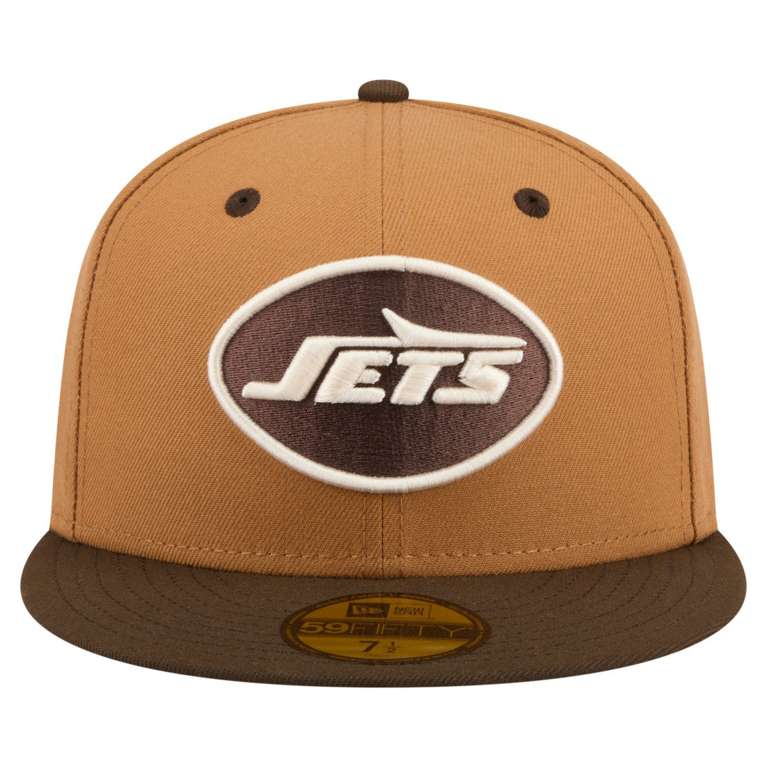 New York Jets Two-Tone Walnut 59FIFTY Fitted Hat | NFL On sale