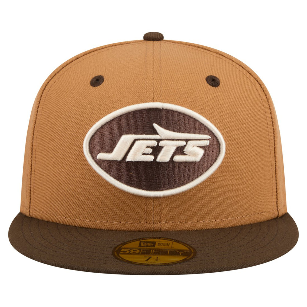 New York Jets Two-Tone Walnut 59FIFTY Fitted Hat | NFL On sale
