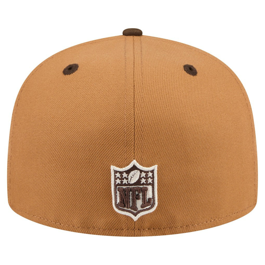 Philadelphia Eagles Two-Tone Walnut 59FIFTY Fitted Hat | NFL New