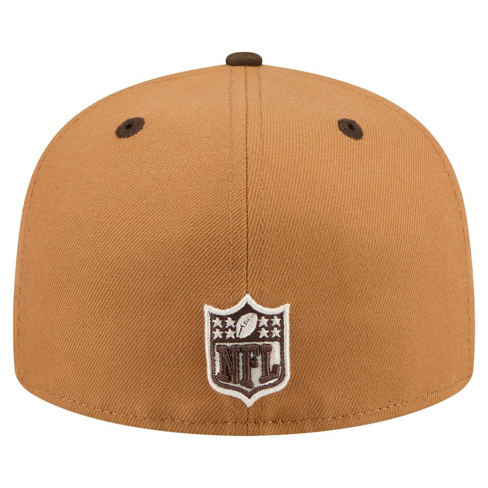 Philadelphia Eagles Two-Tone Walnut 59FIFTY Fitted Hat | NFL New
