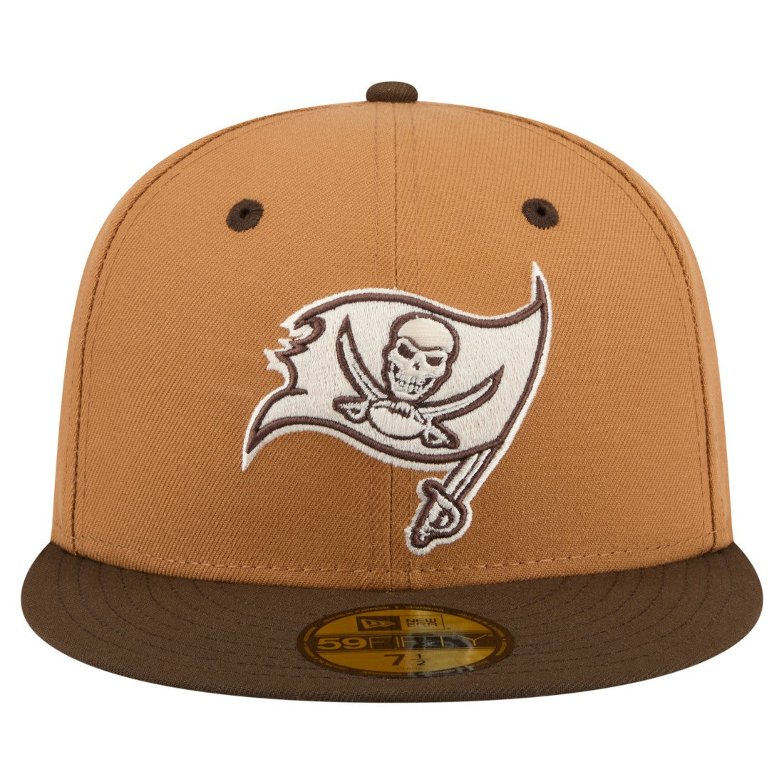 Tampa Bay Buccaneers Two-Tone Walnut 59FIFTY Fitted Hat | NFL Sale