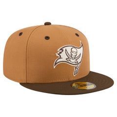 Tampa Bay Buccaneers Two-Tone Walnut 59FIFTY Fitted Hat | NFL Sale