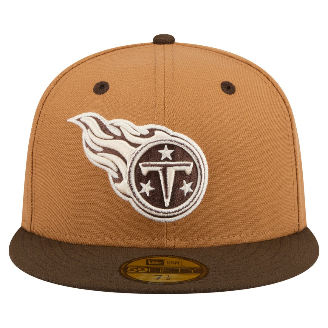 Tennessee Titans Two-Tone Walnut 59FIFTY Fitted Hat | NFL Discount