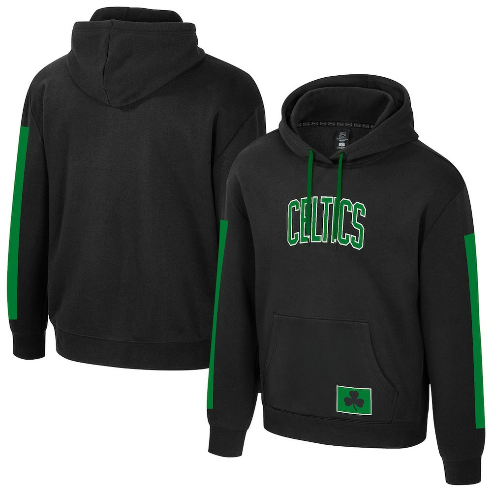 Black Boston Celtics Stadium Essentials Unisex NBA Legends City Star Fleece Hoodie | NBA