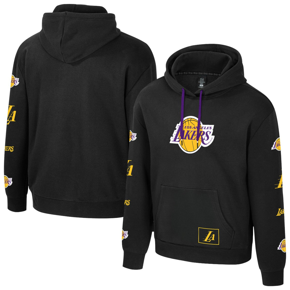 Black Los Angeles Lakers Stadium Essentials Unisex NBA Legends City Star Fleece Hoodie | NBA