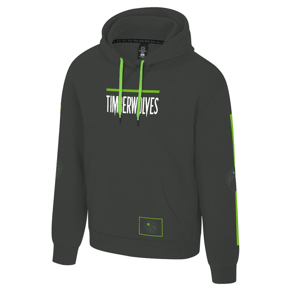 Charcoal Minnesota Timberwolves Stadium Essentials Unisex NBA Legends City Star Fleece Hoodie | NBA