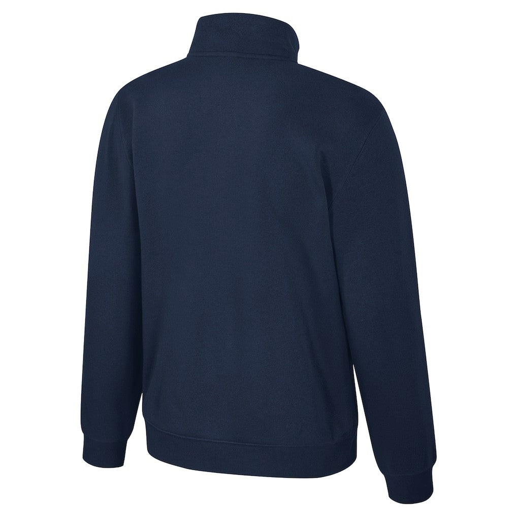Navy Oklahoma City Thunder Stadium Essentials Unisex First Team Trainer Quarter-Zip Pullover | NBA