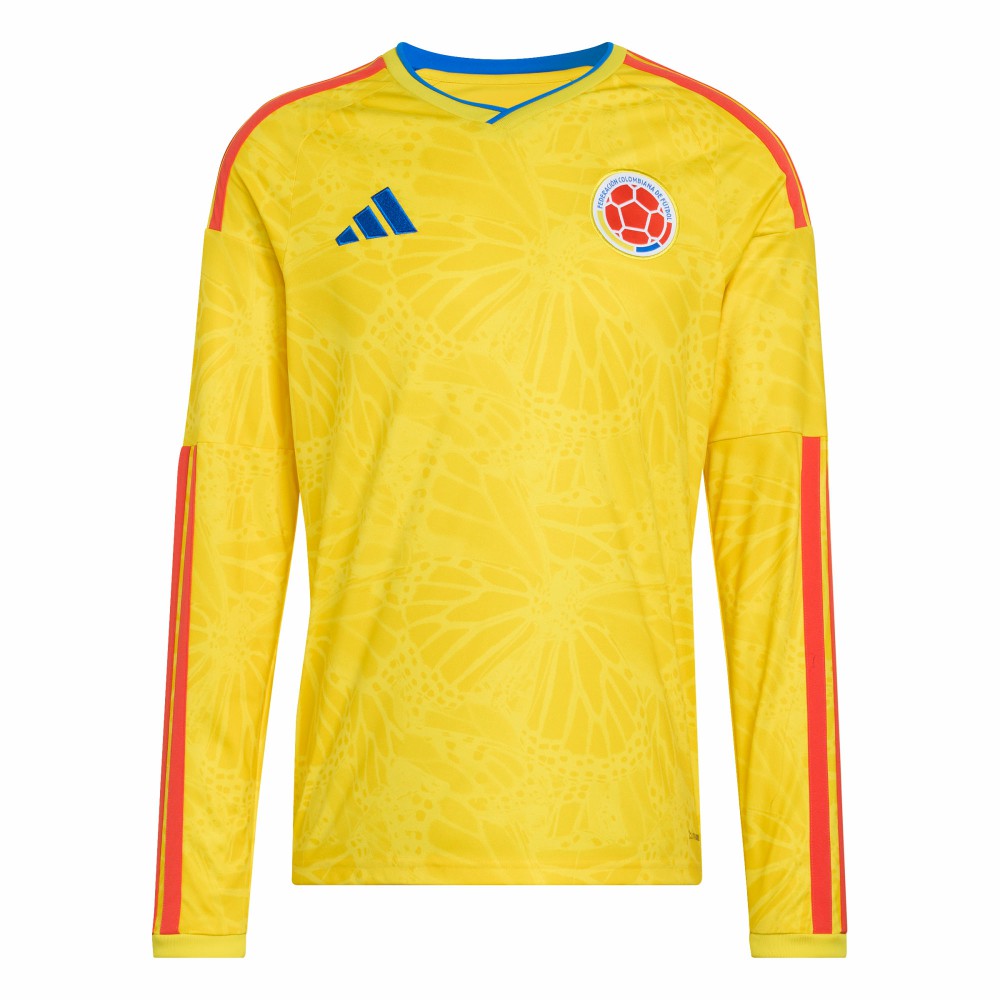 Colombia National Team FIFA x World Cup 2026 Home Replica Long Sleeve Jersey