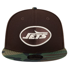 New York Jets Adult Burnt Wood Camo 9FIFTY Snapback Hat | NFL Near me