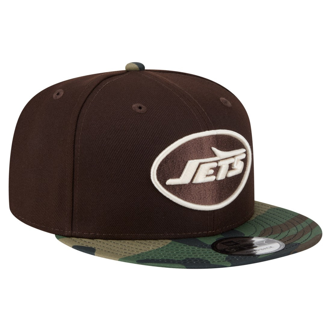 New York Jets Adult Burnt Wood Camo 9FIFTY Snapback Hat | NFL Near me