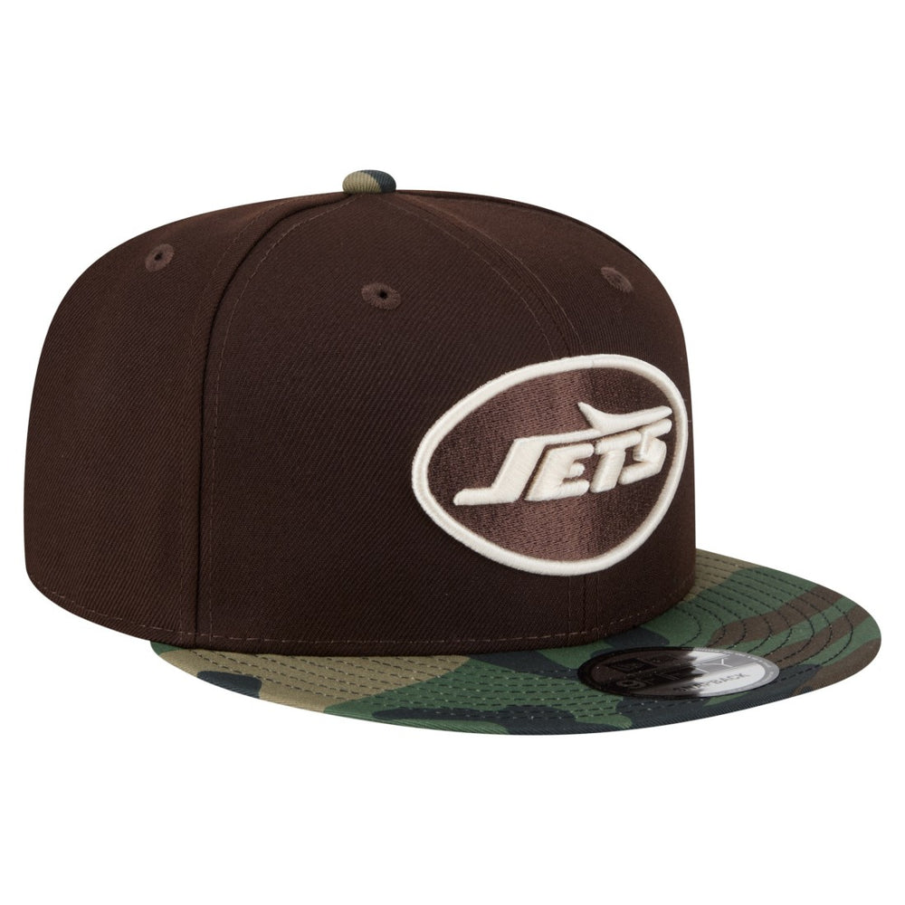 New York Jets Adult Burnt Wood Camo 9FIFTY Snapback Hat | NFL Near me