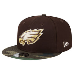 Philadelphia Eagles Adult Burnt Wood Camo 9FIFTY Snapback Hat | NFL US