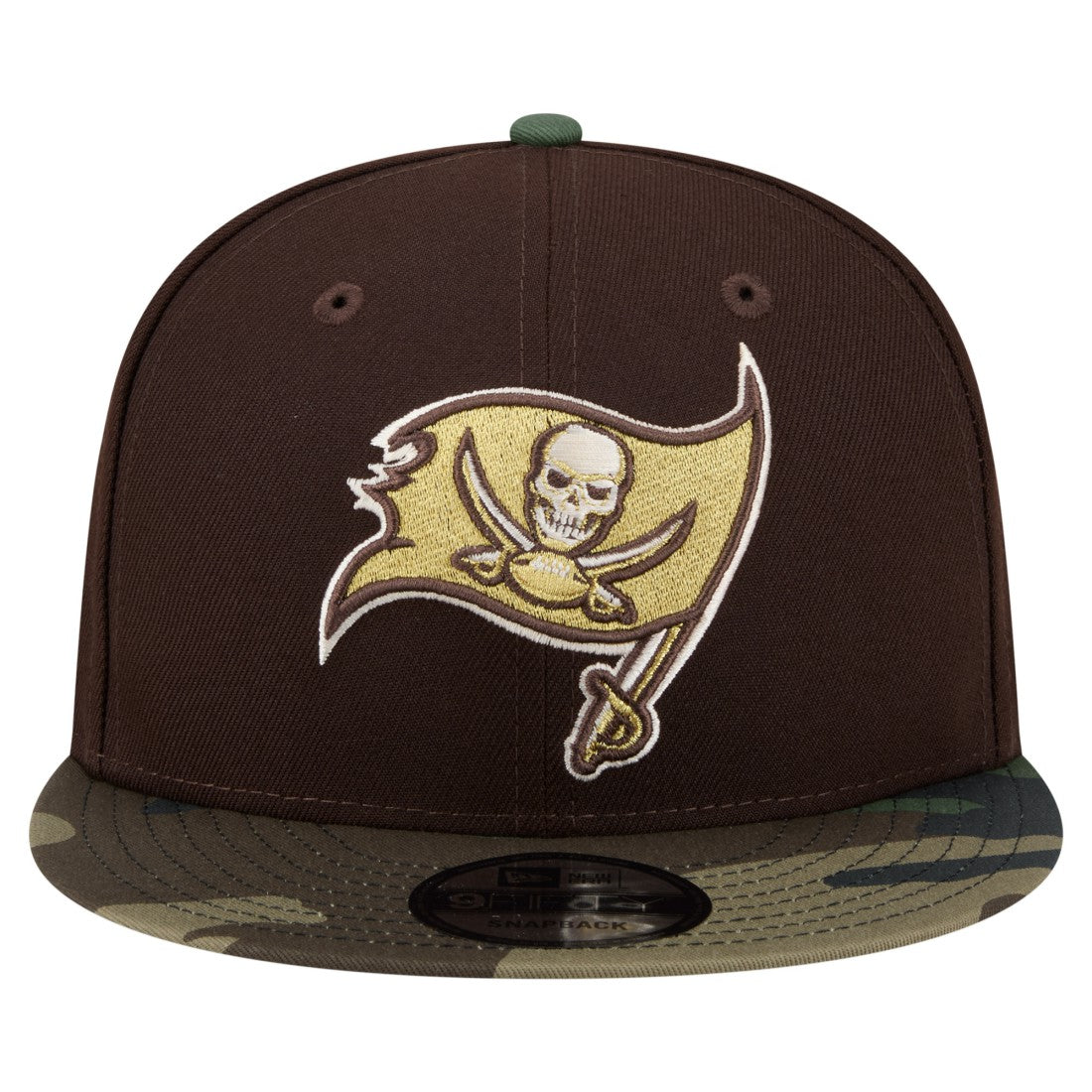 Tampa Bay Buccaneers Adult Burnt Wood Camo 9FIFTY Snapback Hat | NFL New