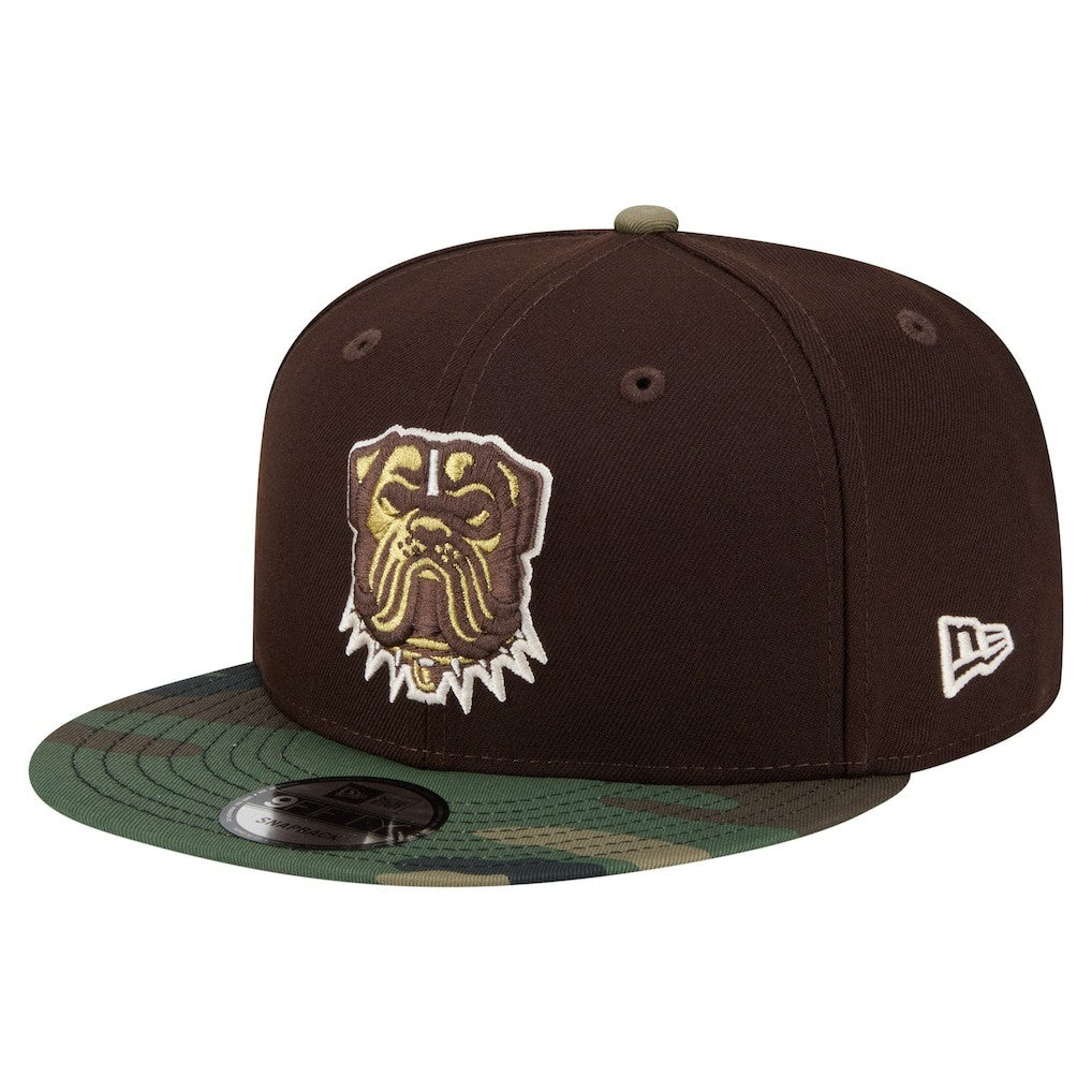 Cleveland Browns Adult Burnt Wood Camo 9FIFTY Snapback Hat | NFL On sale