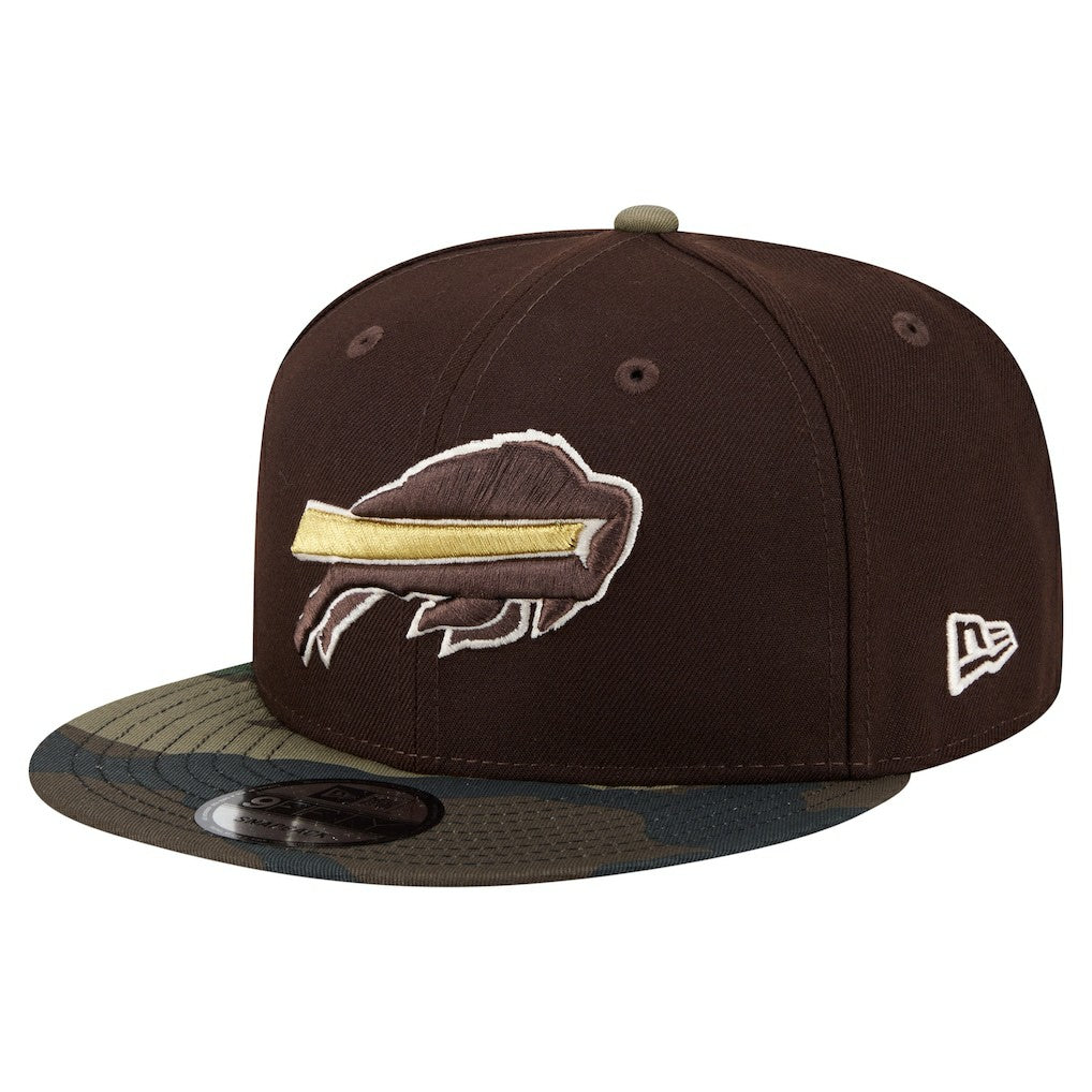 Buffalo Bills Adult Burnt Wood Camo 9FIFTY Snapback Hat | NFL New