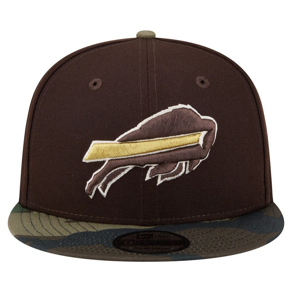 Buffalo Bills Adult Burnt Wood Camo 9FIFTY Snapback Hat | NFL New