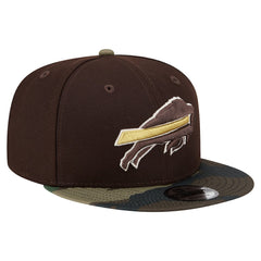 Buffalo Bills Adult Burnt Wood Camo 9FIFTY Snapback Hat | NFL New