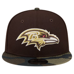 Baltimore Ravens Adult Burnt Wood Camo 9FIFTY Snapback Hat | NFL Online