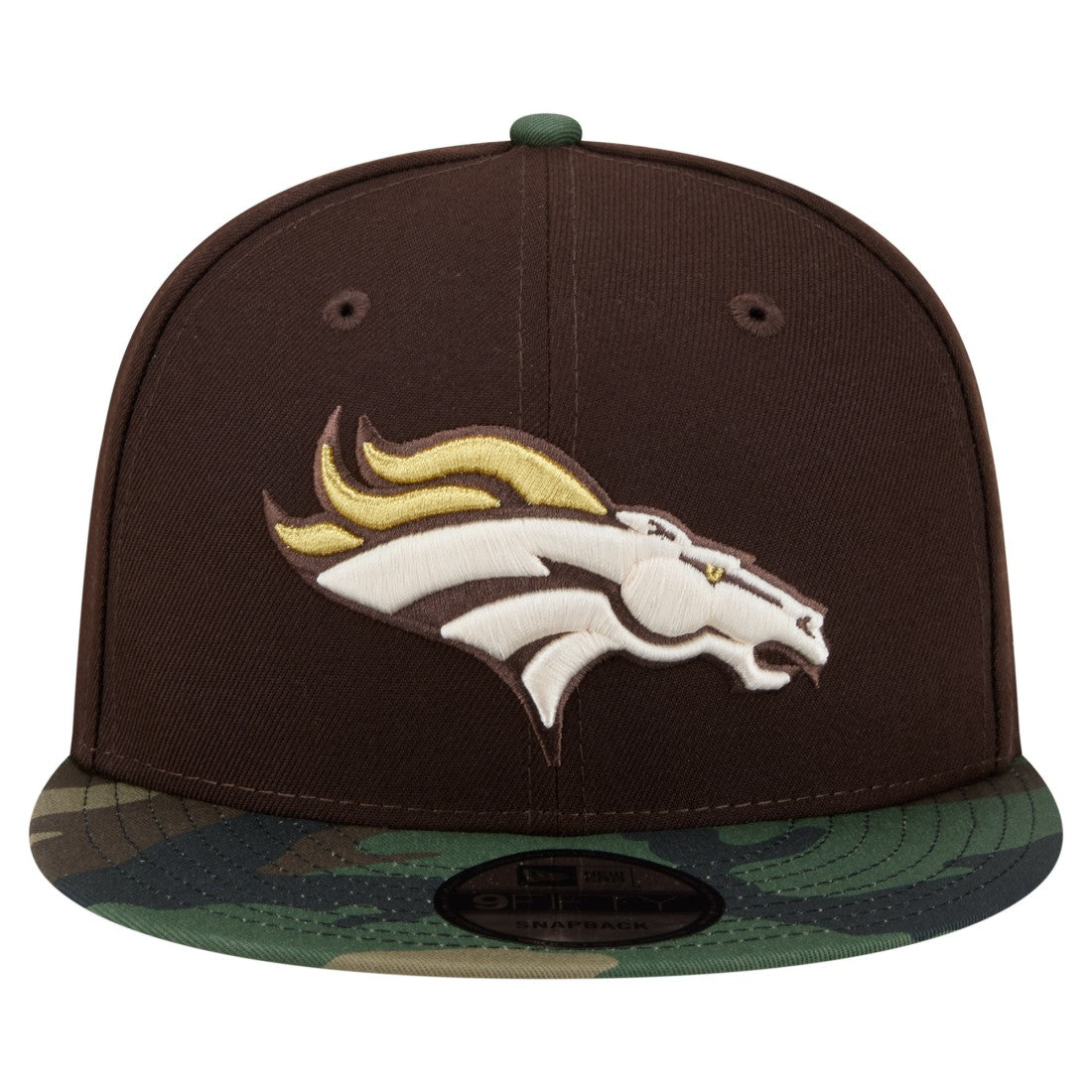 Denver Broncos Adult Burnt Wood Camo 9FIFTY Snapback Hat | NFL Online