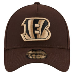 Cincinnati Bengals Burnt Wood A-Frame 9FORTY Adjustable Hat | NFL Outlet
