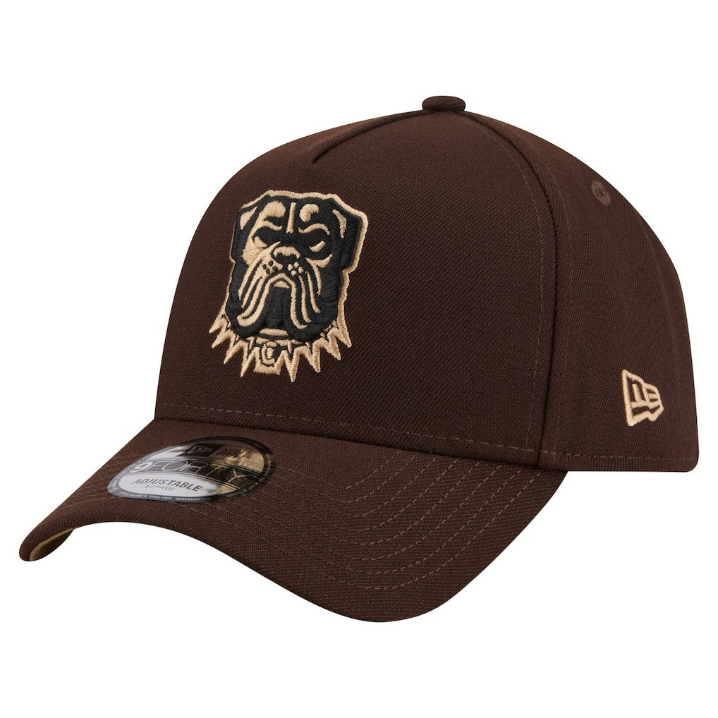 Cleveland Browns Burnt Wood A-Frame 9FORTY Adjustable Hat | NFL Outlet
