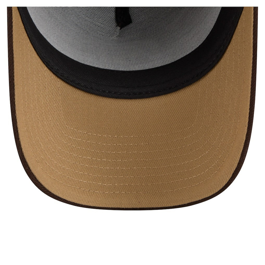 Cleveland Browns Burnt Wood A-Frame 9FORTY Adjustable Hat | NFL Outlet