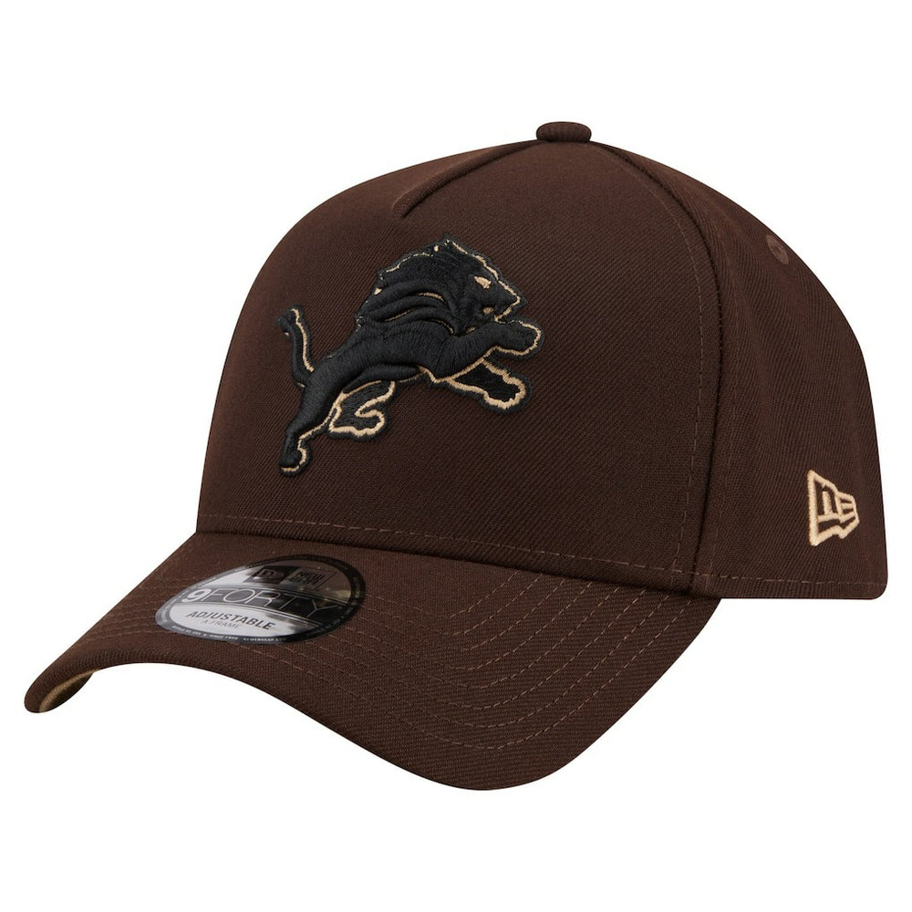 Detroit Lions Burnt Wood A-Frame 9FORTY Adjustable Hat | NFL Hot