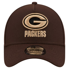 Green Bay Packers Burnt Wood A-Frame 9FORTY Adjustable Hat | NFL Sale