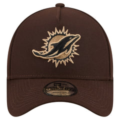 Miami Dolphins Burnt Wood A-Frame 9FORTY Adjustable Hat | NFL On sale