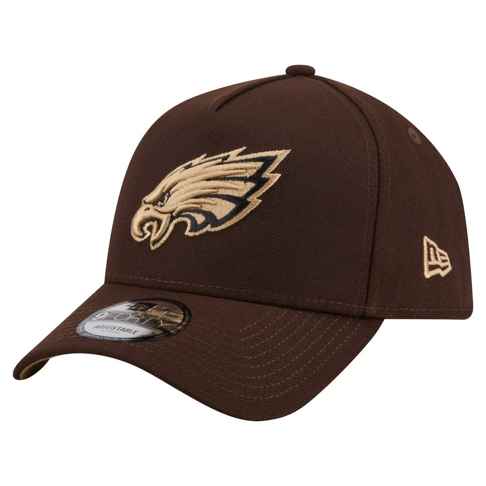 Philadelphia Eagles Burnt Wood A-Frame 9FORTY Adjustable Hat | NFL US