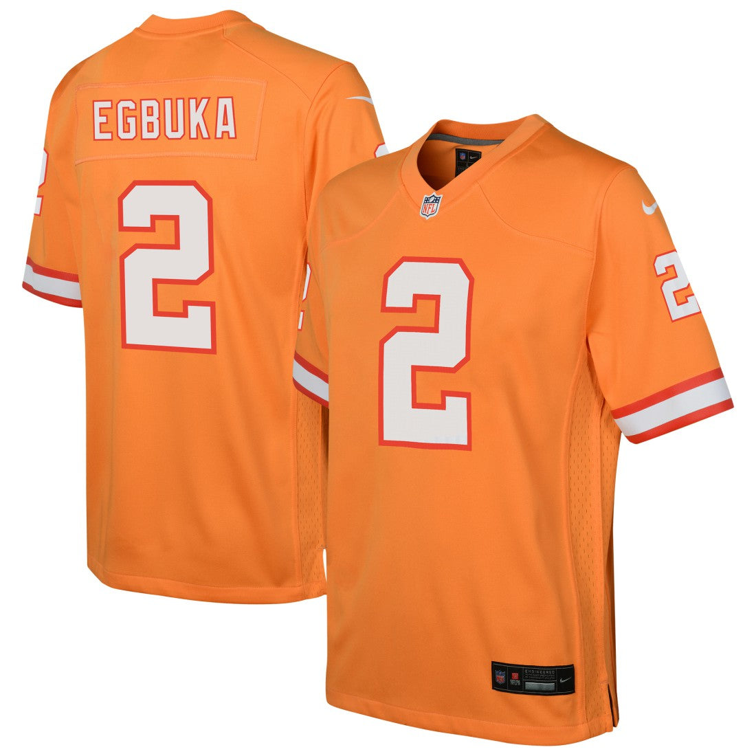 Tampa Bay Buccaneers Emeka Egbuka  Youth Team Game Jersey | NFL Online