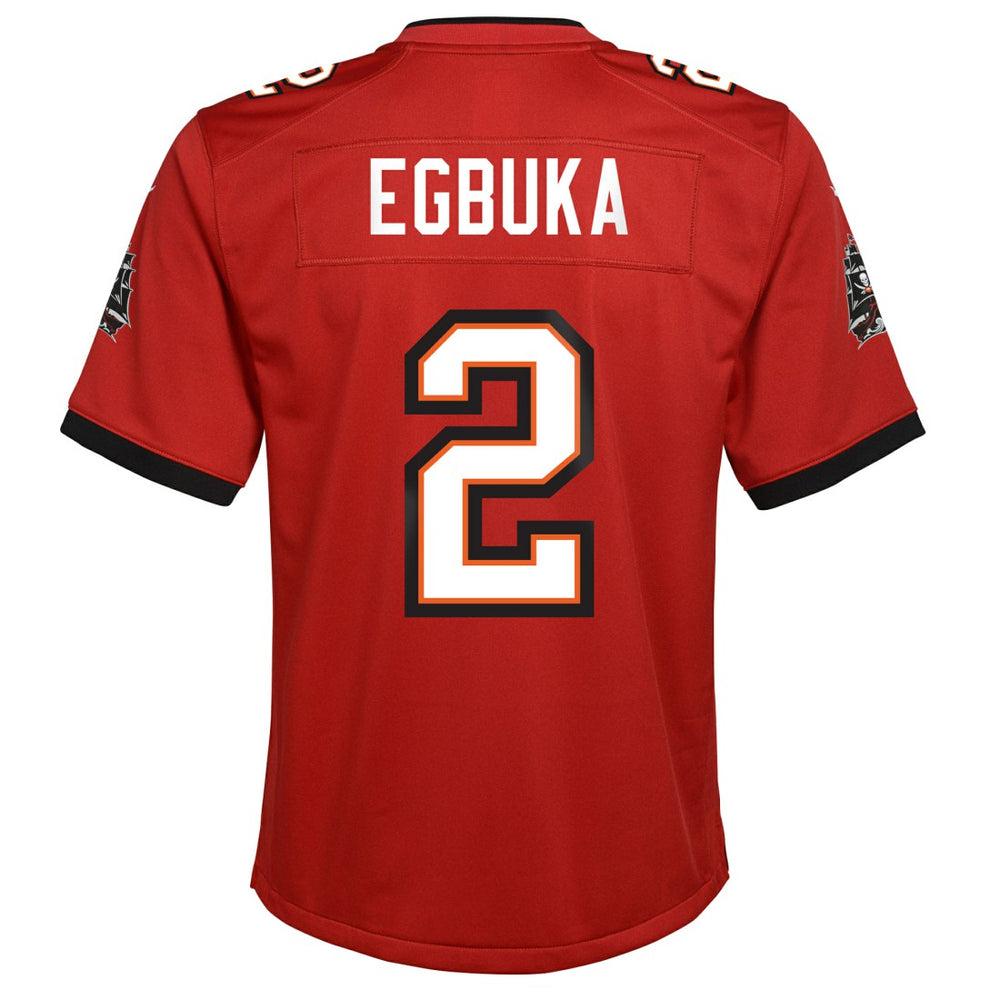 Tampa Bay Buccaneers Emeka Egbuka  Youth Team Game Jersey | NFL Outlet